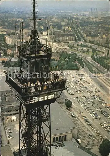 Berlin Aussichtsplatte vom Funkturm Kat. Berlin