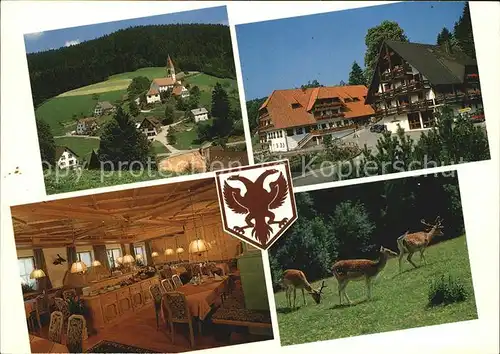 Wolfach St. Roman Gasthof Hotel Zum Adler Kat. Wolfach Schwarzwald