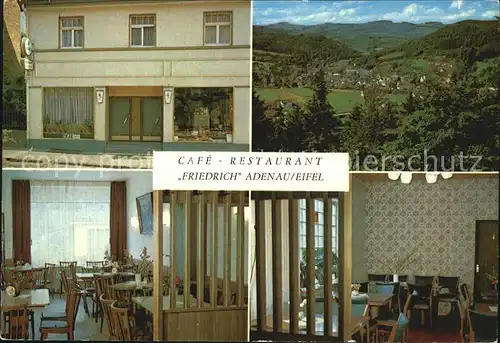 Adenau Cafe Restaurant Friedrich Kat. Adenau
