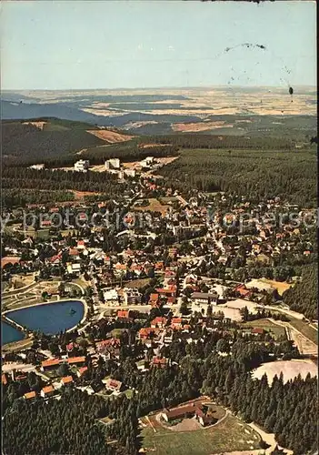 Goslar Fliegeraufnahme Hahnenklee mit Ferienpark Kat. Goslar