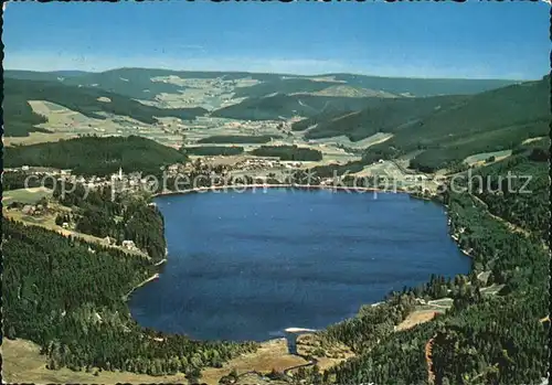 Titisee Neustadt Fliegeraufnahme mit See Kat. Titisee Neustadt