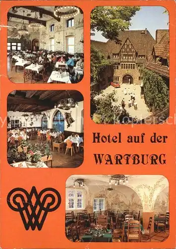 Wartburg Eisenach Hotel Restaurant Kat. Eisenach