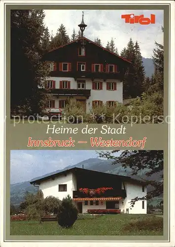 Westendorf Tirol Heime der Stadt Innsbruck  Kat. Westendorf