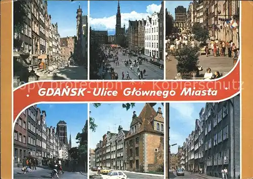 Gdansk Ulice Gtownego Miasta Kat. Gdansk