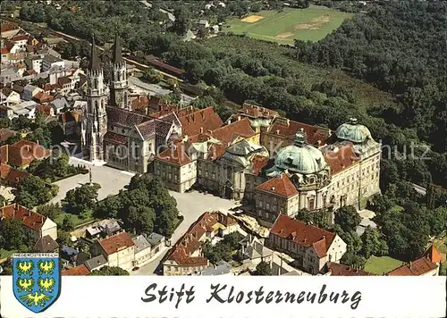 Klosterneuburg Fliegeraufnahme Stift Kat. Klosterneuburg