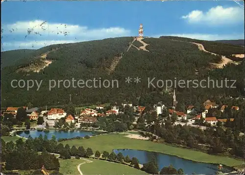 Hahnenklee Bockswiese Harz Fliegeraufnahme Kat. Goslar