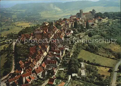 Vezelay Fliegeraufnahme Kat. Vezelay