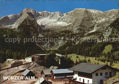 Spital Pyhrn Wurzer Alm Stand Seilbahn Kat. Spital am Pyhrn