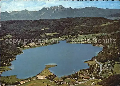 Keutschach See Fliegeraufnahme Kat. Keutschach am See