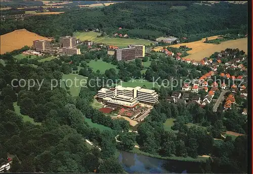 Bad Salzuflen Fliegeraufnahme Kliniken am Burggraben Kat. Bad Salzuflen