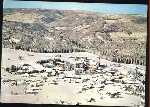 Hoechenschwand Fliegeraufnahme im Winter Kat. Hoechenschwand