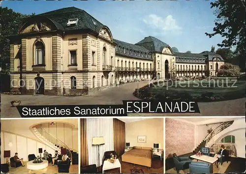 Bad Nenndorf Sanatorium Esplanade Kat. Bad Nenndorf