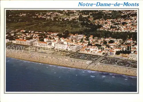 Notre Dame de Monts Vue generale aerienne de la plage Kat. Notre Dame de Monts