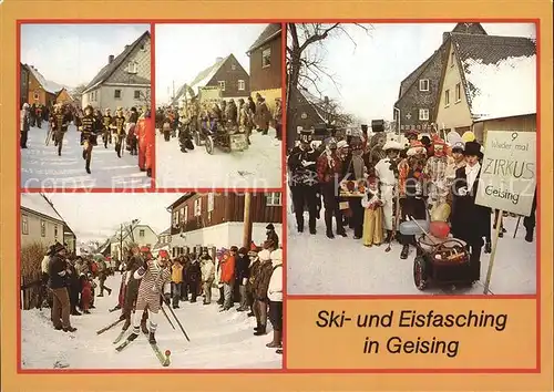Geising Erzgebirge Ski und Eisfasching Details Kat. Geising Osterzgebirge
