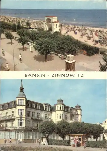 Bansin Ostseebad Strandpartie Zinnowitz FDGB Heim Glueck auf Kat. Heringsdorf