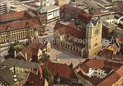 Braunschweig Burgplatz und Rathaus Kat. Braunschweig