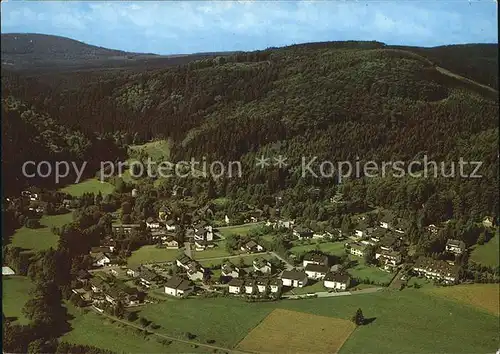 Willingen Sauerland Fliegeraufnahme Kat. Willingen (Upland)