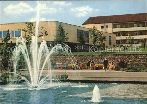 Bad Schussenried Parksanatorium Wasserspiele Kat. Bad Schussenried