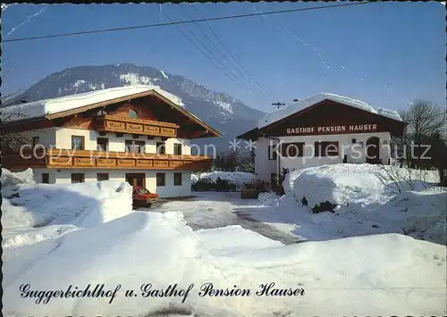 St Johann Tirol Guggenbichlhof und Gasthof Hauser Kat. St. Johann in Tirol