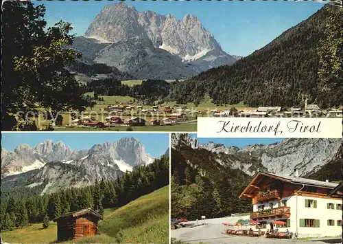 Kirchdorf Tirol mit Wildem Kaiser Griessner Alm Kat. Kirchdorf in Tirol Wilder Kaiser