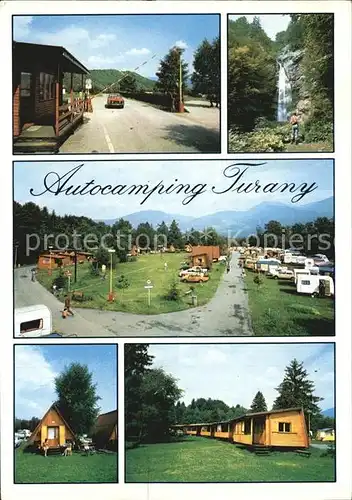 Turany Autocamping Turany Eingang Wasserfall Bungalows Kat. Slowakei