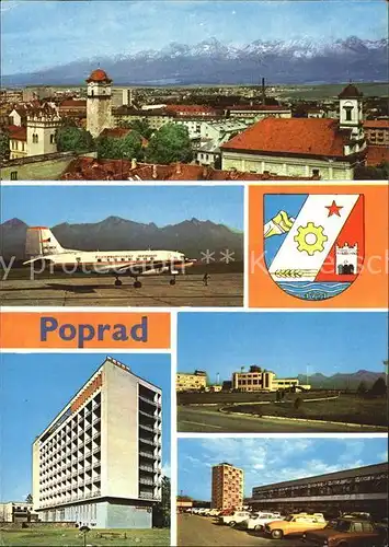 Poprad Stadtblick Flughafen Hotel Bahnhof Kat. Poprad