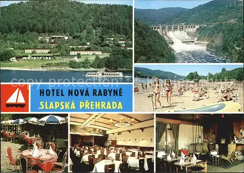 Slapska Prehrada Hotel Nova Rabyne Gastraeume Strand Staumauer 