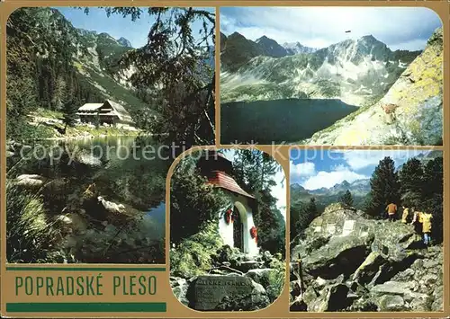 Vysoke Tatry Horsky hotel kpt Moravku Velke Hincovo pleso Vysne Koprovske sedlo Symbolicky cintorin Kat. Slowakische Republik