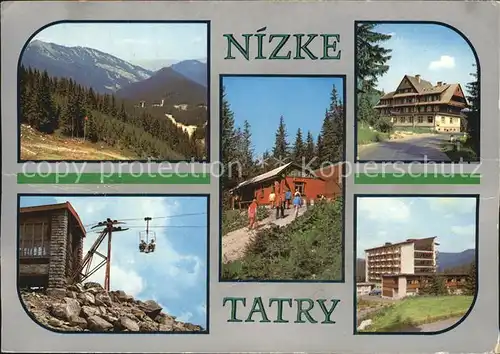 Nizke Tatry Panorama Restauracia Koliesko Mikulasska chata Chopok Zotavovna ROH SNP Kat. Slowakische Republik