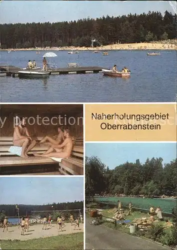 Karl Marx Stadt Oberrabenstein Stausee Sauna Volleyball FKK Bad Kat. Chemnitz