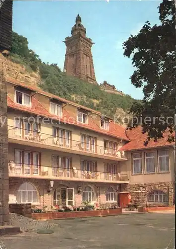 Kyffhaeuserdenkmal FDGB Erholungsheim Glueck auf Kat. Bad Frankenhausen