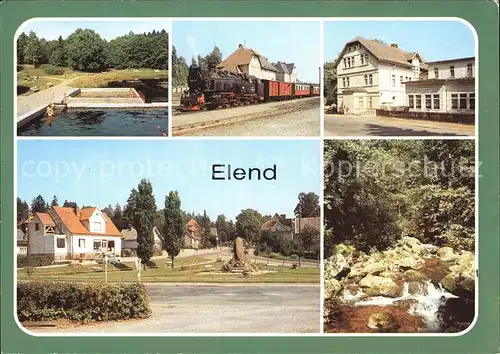 Elend Harz Waldbad Bahnhof FDGB Erholungsheim Donbass Teilansicht Elendstal Kat. Elend Harz