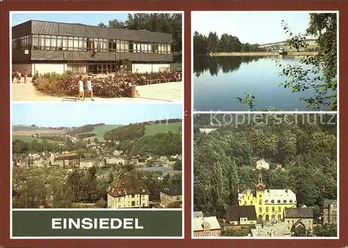 Einsiedel Chemnitz Pionierlager Palmiro Togliatti Panorama Rathaus Talsperre Kat. Chemnitz