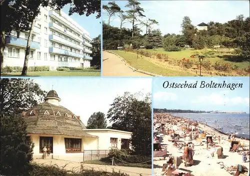 Boltenhagen Ostseebad FDGB Ferienheim John Brinckman Kurgarten Konsum Gaststaette Pavillon Strand Kat. Ostseebad Boltenhagen