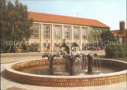 Boltenhagen Ostseebad FDGB Ferienheim Fritz Reuter Brunnen Kat. Ostseebad Boltenhagen