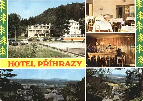 Prihrazy Hotel Restaurant Panorama Landschaft