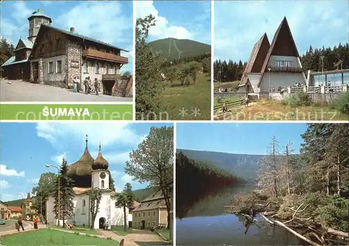 Sumava Boehmerwald Chata Spicak Hofmanky Zelezna Ruda Cerne jezero Kat. Tschechische Republik