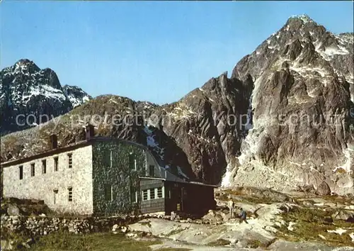 Vysoke Tatry Berghaus Hohe Tatra Kat. Slowakische Republik