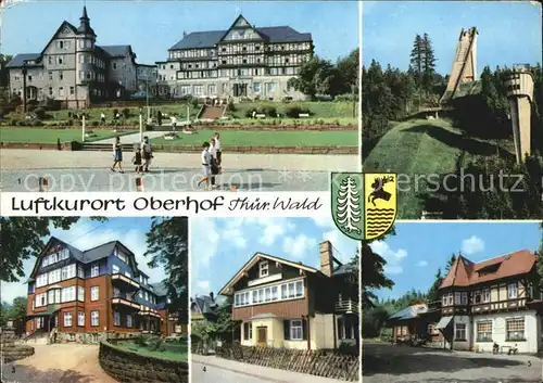 Oberhof Thueringen Luftkurort Hotel Ernst Thaelmann Schanze Rennsteig Konsum Erholungsheim Jugendherberge FDGB Heim Kat. Oberhof Thueringen