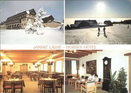 Janske Lazne Horsky Hotel Interhotel Krkonose Wintersportplatz Riesengebirge Kat. Johannisbad