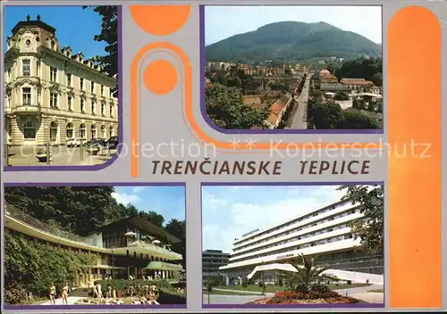 Trencianske Teplice Teilansichten Kurort