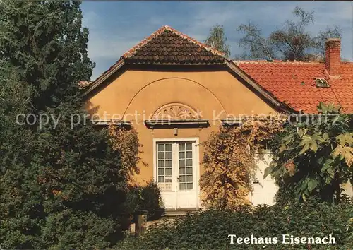 Eisenach Thueringen Teehaus im Kartausgarten Kat. Eisenach