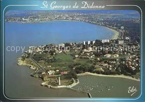 Saint Georges de Didonne Port Phare Grande Plage de Royan vue aerienne Kat. Saint Georges de Didonne