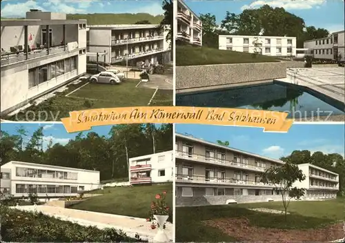 Bad Salzhausen Sanatorium Am Roemerwall Hessisches Staatsbad Kat. Nidda