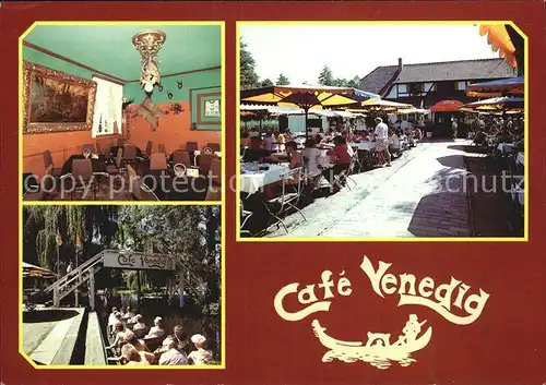 Lehde Cafe Venedig Bar Gartenrestaurant Wasserstrasse Kat. Luebbenau Spreewald