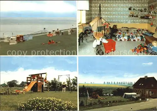 Neuendeich Barlter Kiosk und Apartment am Deich Strandpromenade Kinderspielplatz
