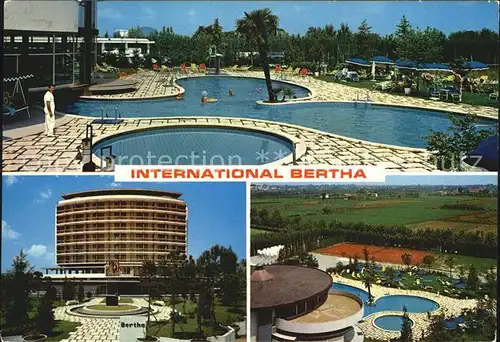 Montegrotto Terme Hotel Terme International Bertha Swimming Pool Tennis Kat. 