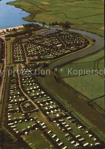 Kropswolde Kampeerterrein Jachthaven Meerwijck Campingplatz Fliegeraufnahme
