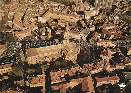 Toulouse Haute Garonne Basilique St Sernin vue aerienne Basilika Kat. Toulouse