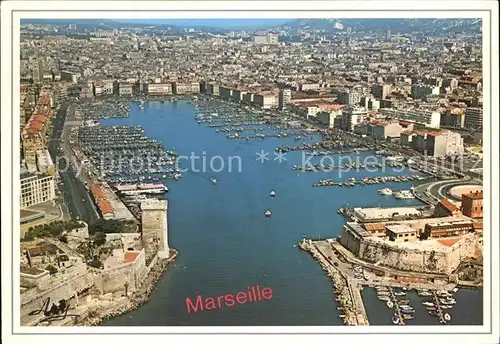 Marseille Port Chateau vue aerienne Kat. Marseille